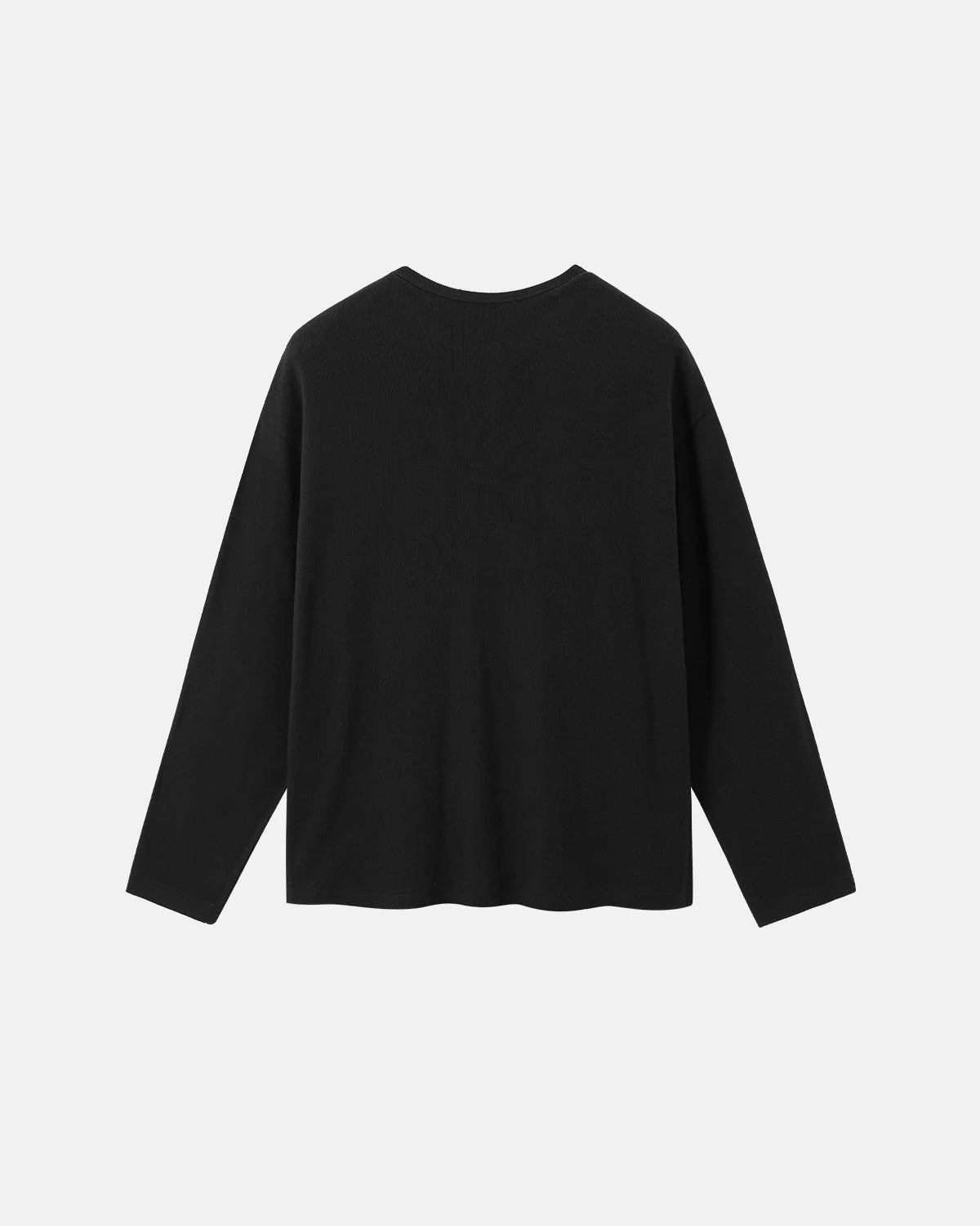 Henley Collar Long Sleeve Tees | LCDEGO Streetwear