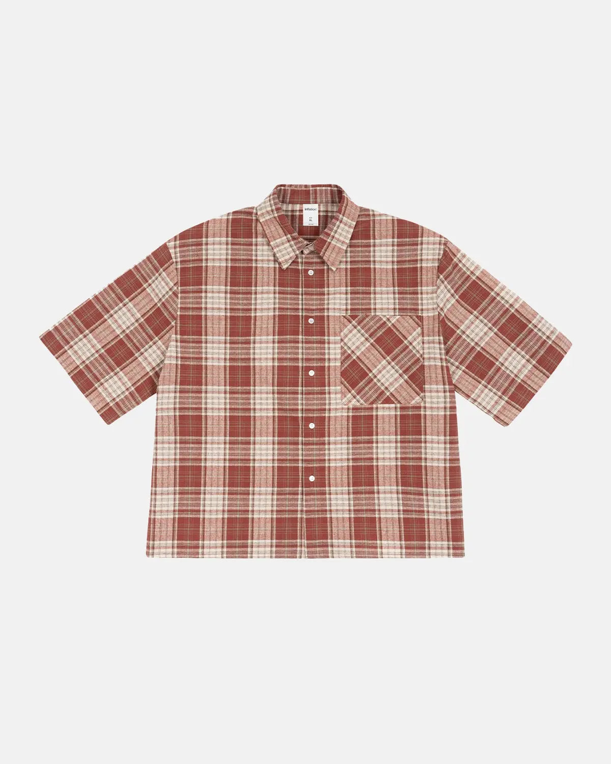 Boxy Fit Plaid Shirts | LCDEGO Streetwear