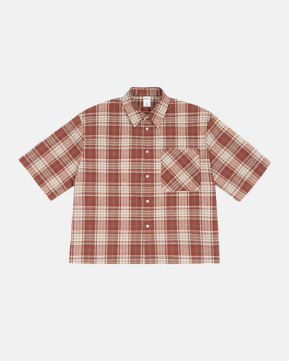 Boxy Fit Plaid Shirts | LCDEGO Streetwear
