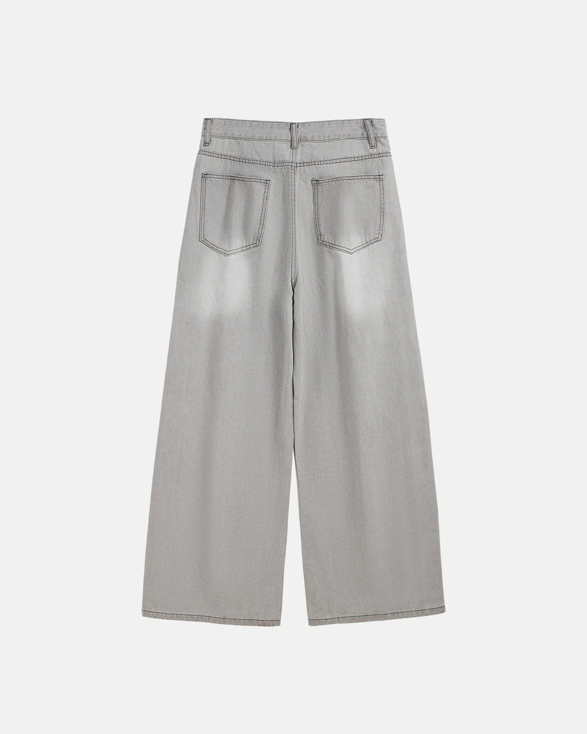 Washed Distressed Baggy Jeans | LCDEGO Streetwear