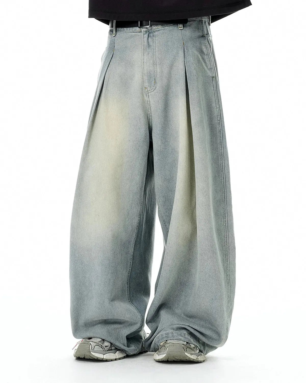Acid Washed Super Baggy Jeans | LCDEGO Streetwear
