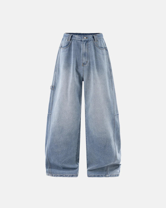 Distressed Wide Leg Cargo Jeans | LCDEGO Streetwear