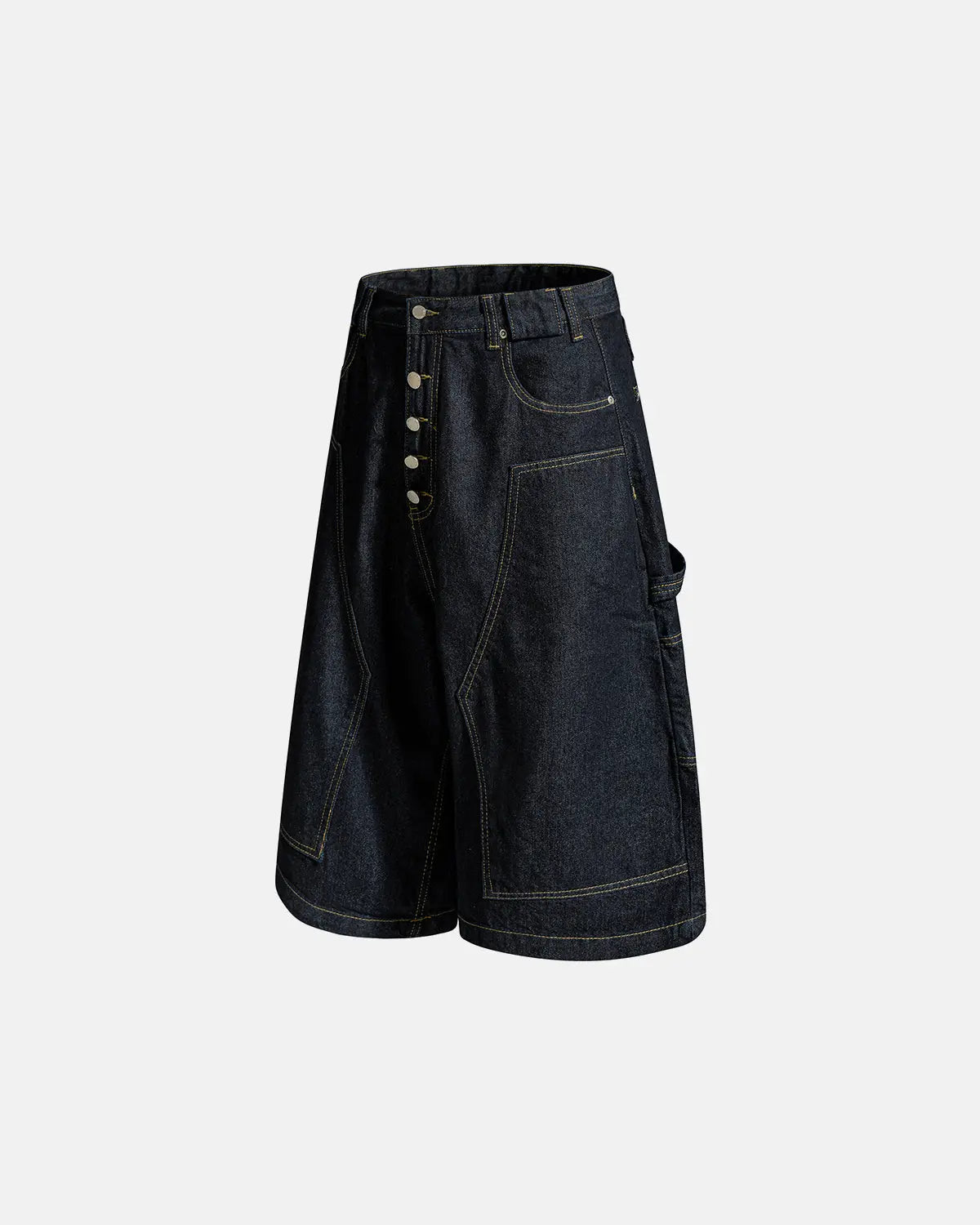Deconstructed Wide leg Longline Jorts | LCDEGO Streetwear