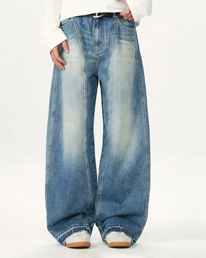 Washed Baggy Jeans | LCDEGO Streetwear