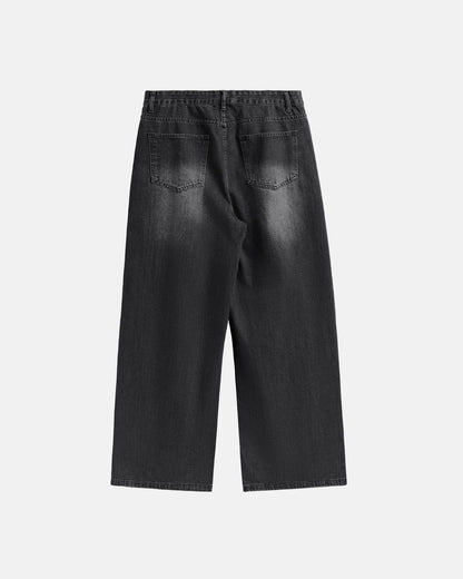 Chill Wide Leg Denim Pants | LCDEGO Streetwear