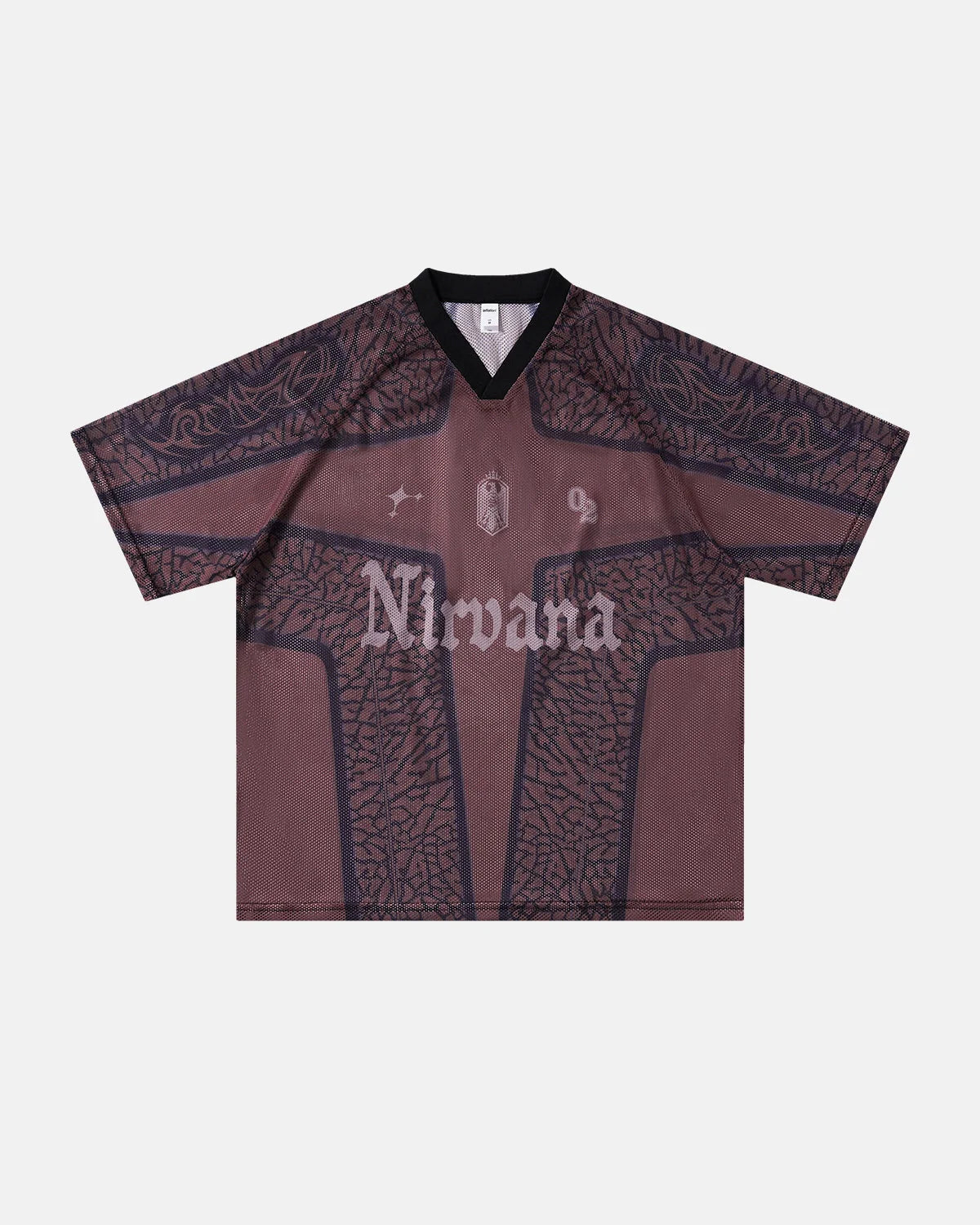 Tribal Pattern Mesh Jersey | LCDEGO Streetwear