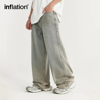 LCDEGO Blue Washed Baggy Jeans