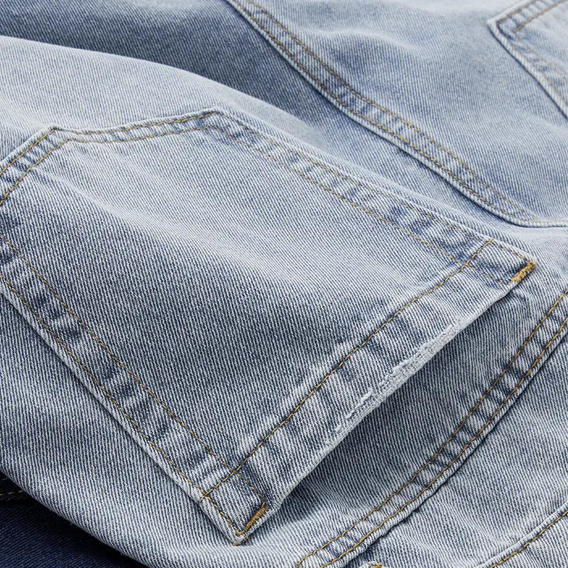 LCDEGO Washed Barrel Baggy Jeans