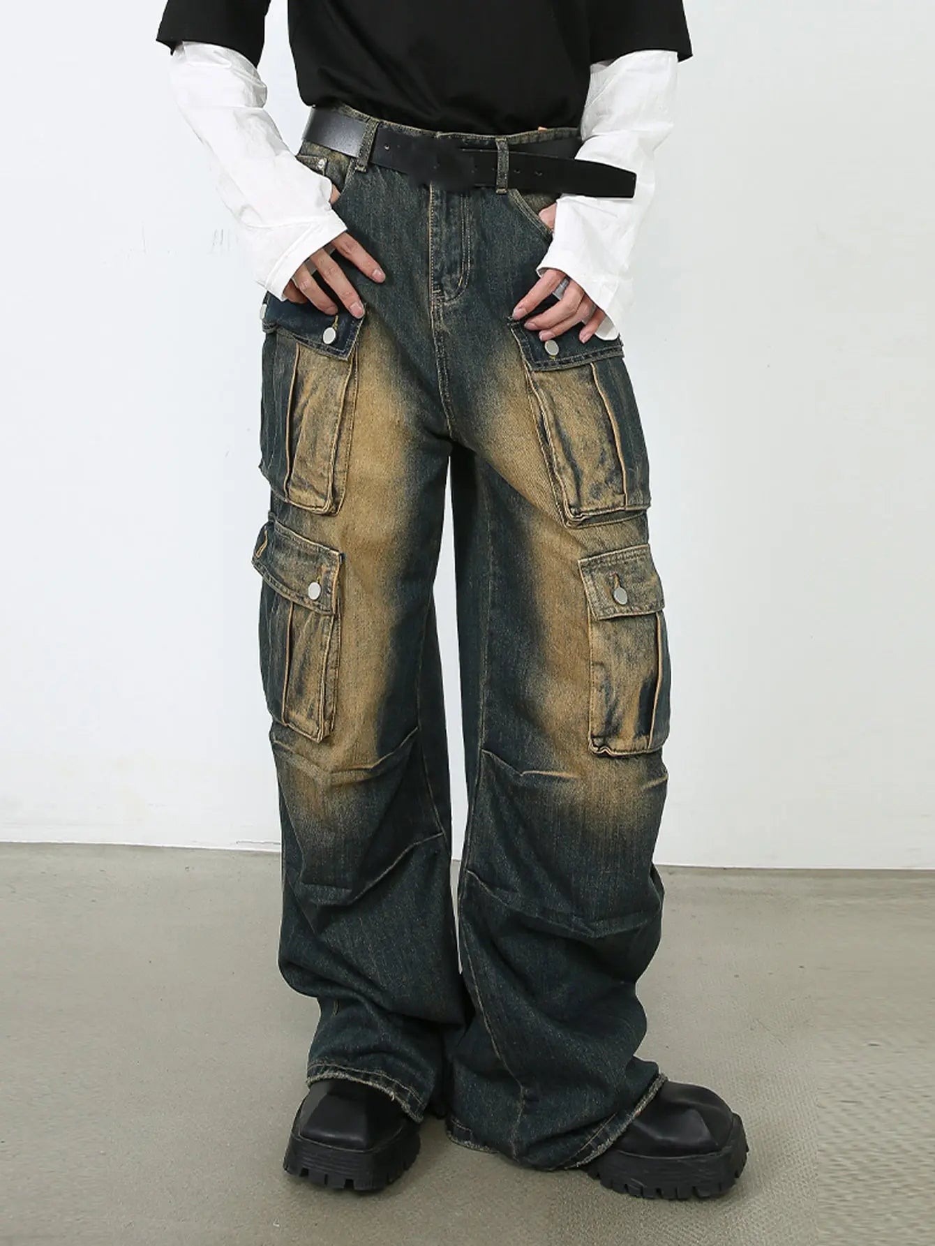 LCDEGO High Street Cargo Jeans