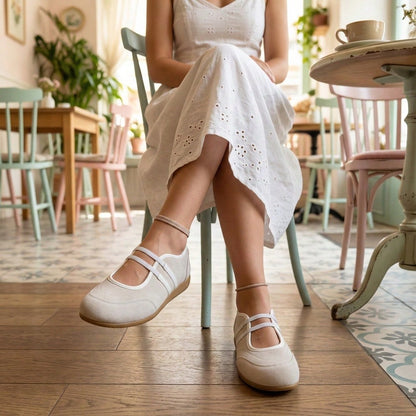Women's All-Season Ballet Style Mary Jane Casual Shoes|LCDEGO
