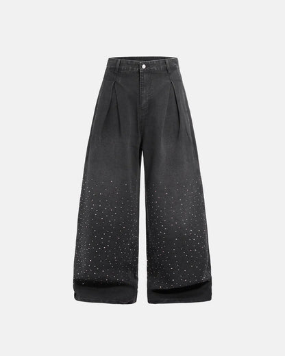 Acid Washed Super Baggy Jeans | LCDEGO Streetwear