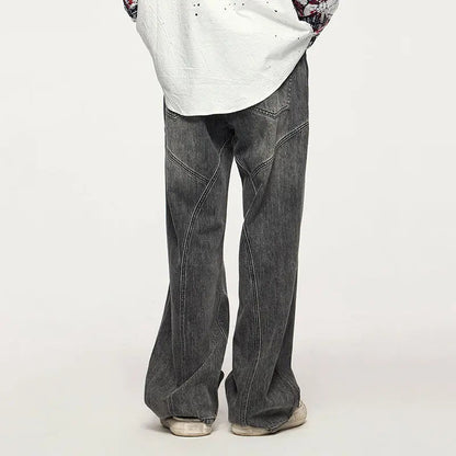 LCDEGO Blue Washed Baggy Jeans