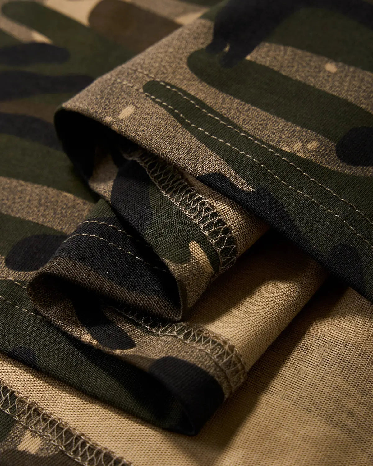 Boxy Camo Tees in Khaki | LCDEGO Streetwear