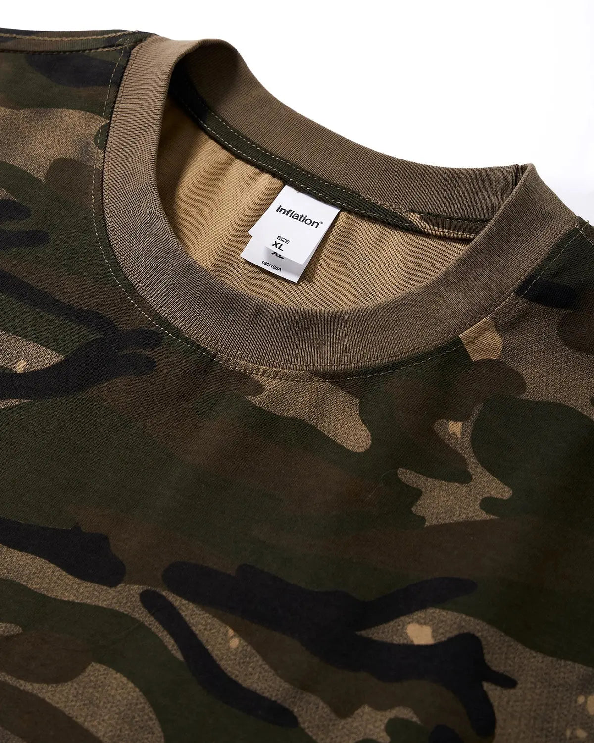 Boxy Camo Tees in Khaki | LCDEGO Streetwear