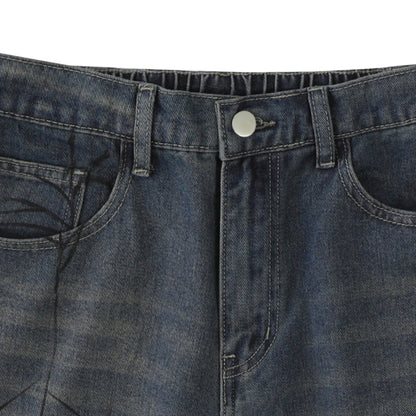 Spider Straight Leg Jorts | LCDEGO Streetwear