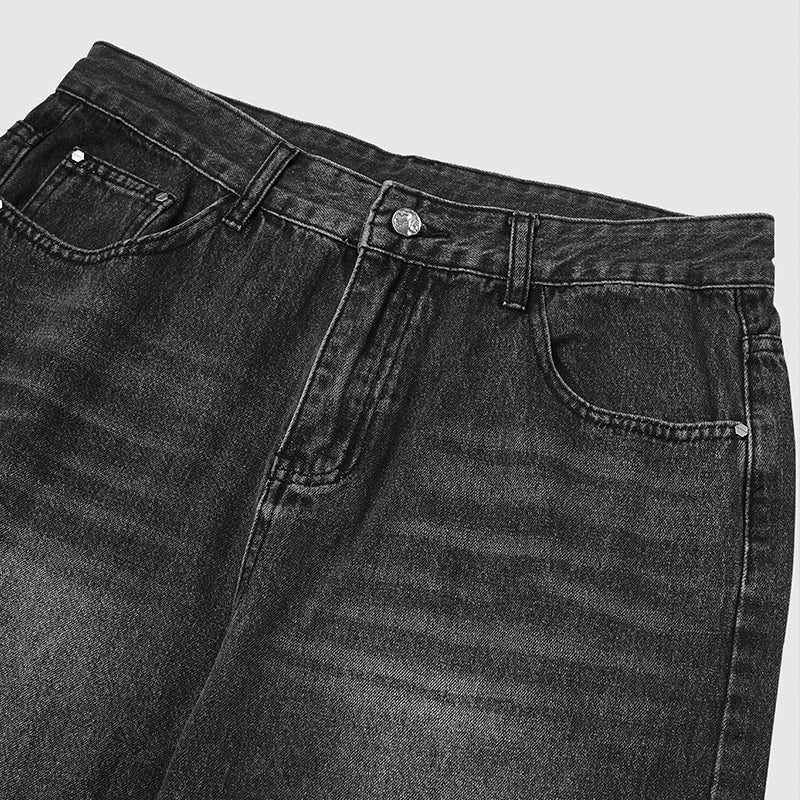 Chill Wide Leg Denim Pants | LCDEGO Streetwear