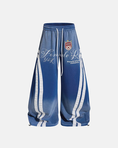 Washed Stripe Barrel Sweatpants | LCDEGO