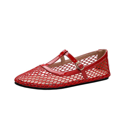 Women's Closed-toe Knit Slip-on Loafers|LCDEGO