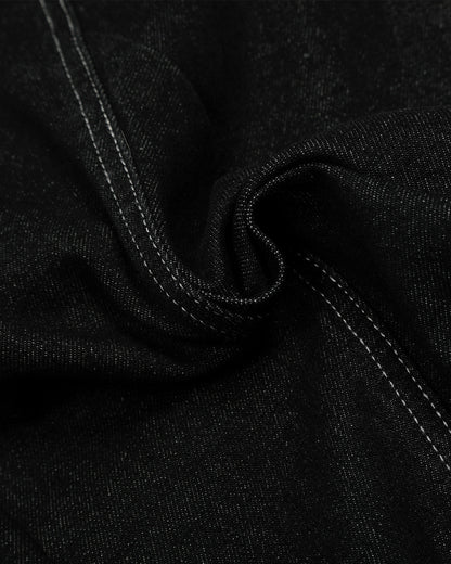 Black Stitching Barrel Jeans | LCDEGO Streetwear