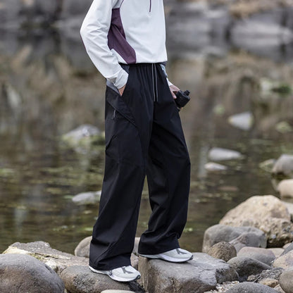Outdoor Waterproof Quick Dry Sport Hiking Pant Men Women Loose Casual Techwear Track Cargo Pant Joggers Sweatpants Trousers