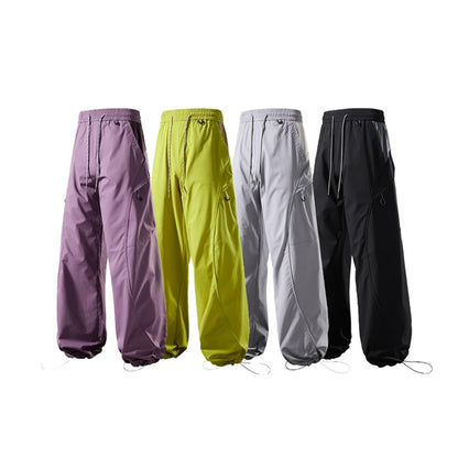 Outdoor Waterproof Quick Dry Sport Hiking Pant Men Women Loose Casual Techwear Track Cargo Pant Joggers Sweatpants Trousers