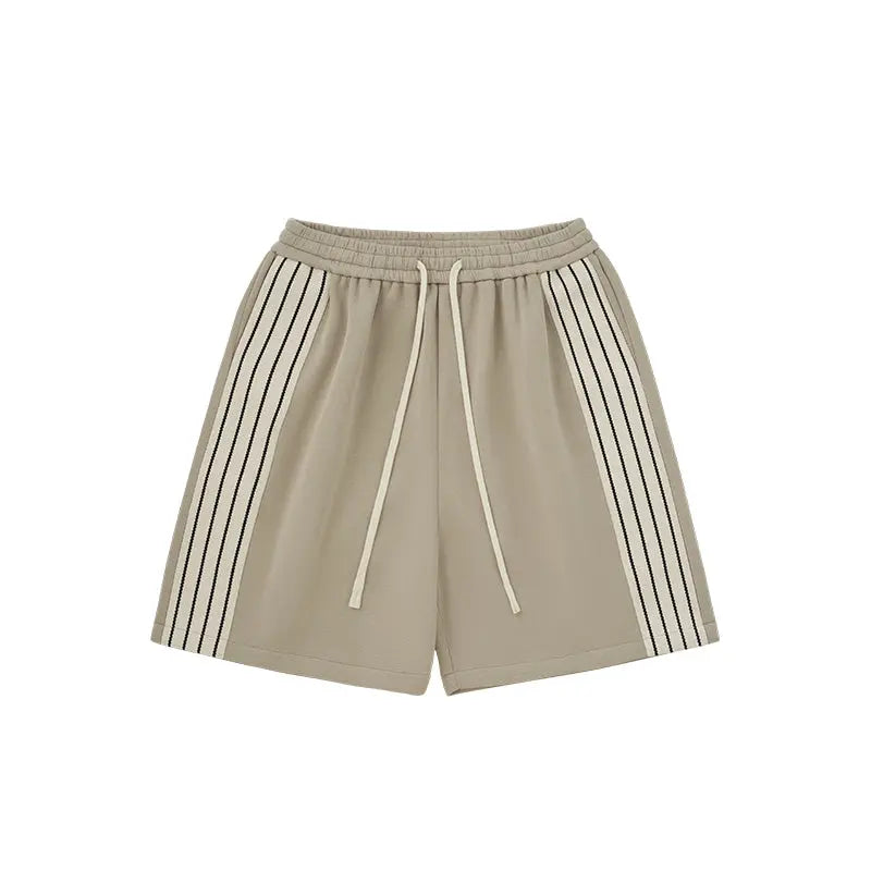 Striped Wide Leg Shorts | LCDEGO Streetwear