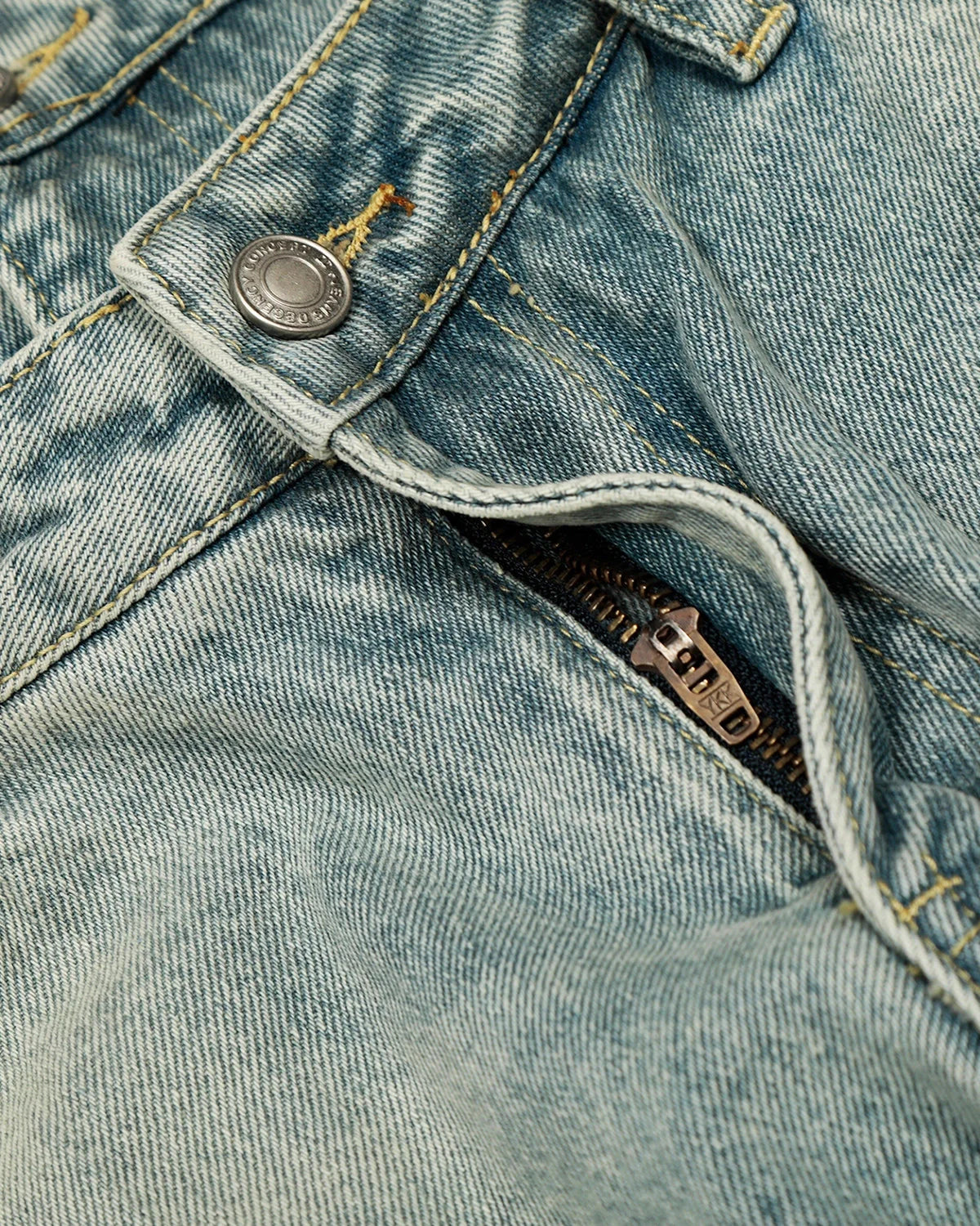 Double Waist Acid Washed Baggy Jeans | LCDEGO streetwear