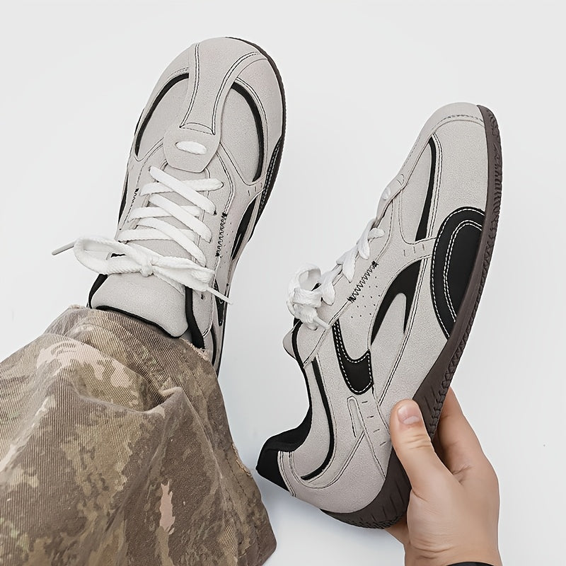 Couple's Fashion Casual Sneakers, British Low-Top Flat Racing Shoes, Lightweight Comfortable Street Trendy Shoes