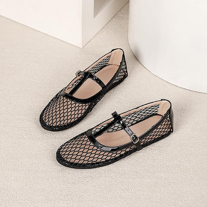 Women's Closed-toe Knit Slip-on Loafers|LCDEGO