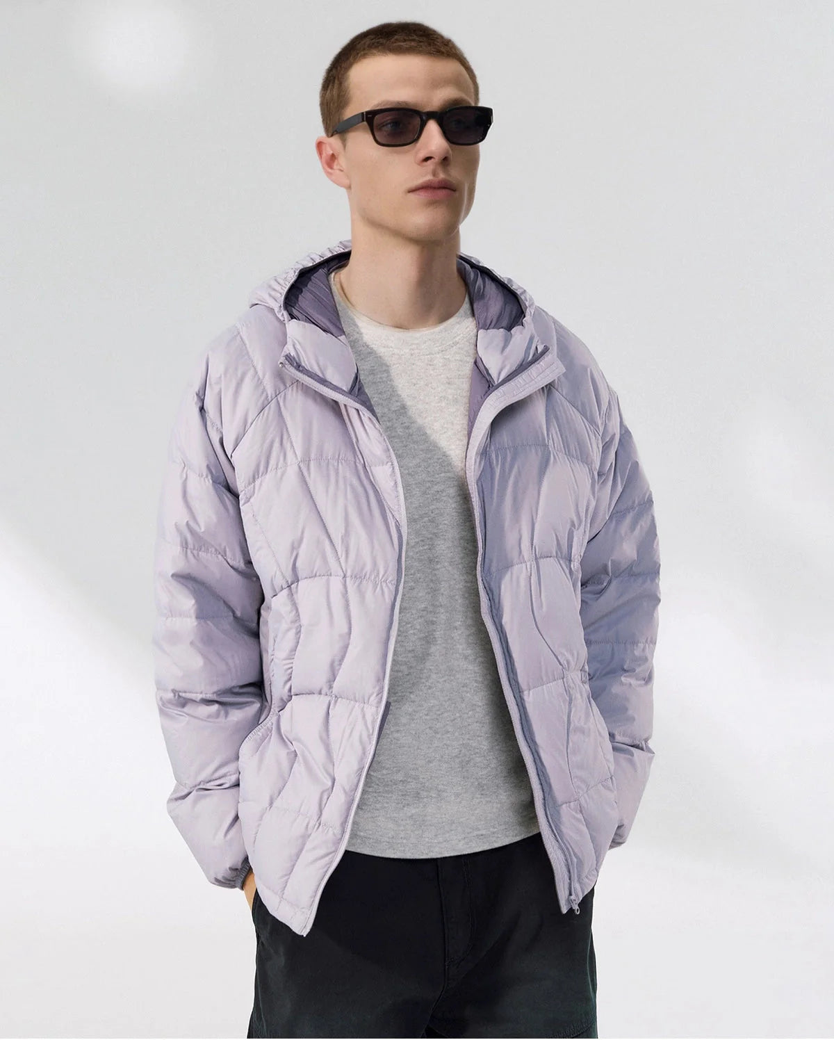 Ultra-Light Hooded Down Jacket | LCDEGO Streetwear