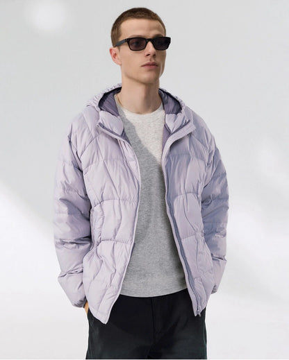 Ultra-Light Hooded Down Jacket | LCDEGO Streetwear