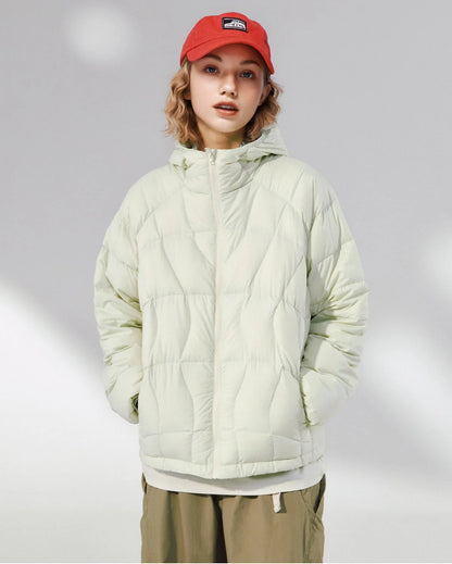 Ultra-Light Hooded Down Jacket | LCDEGO Streetwear