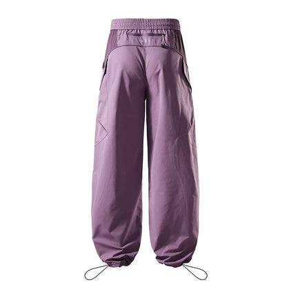 Outdoor Waterproof Quick Dry Sport Hiking Pant Men Women Loose Casual Techwear Track Cargo Pant Joggers Sweatpants Trousers