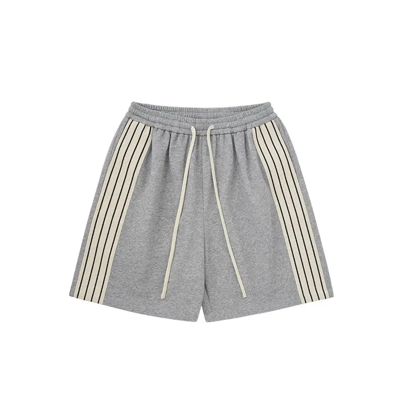 Striped Wide Leg Shorts | LCDEGO Streetwear