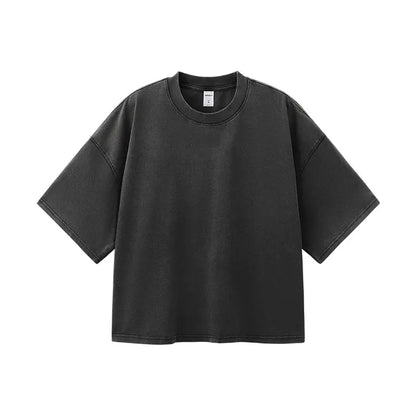 Distressed Oversized Washed Tees | LCDEGO Streetwear