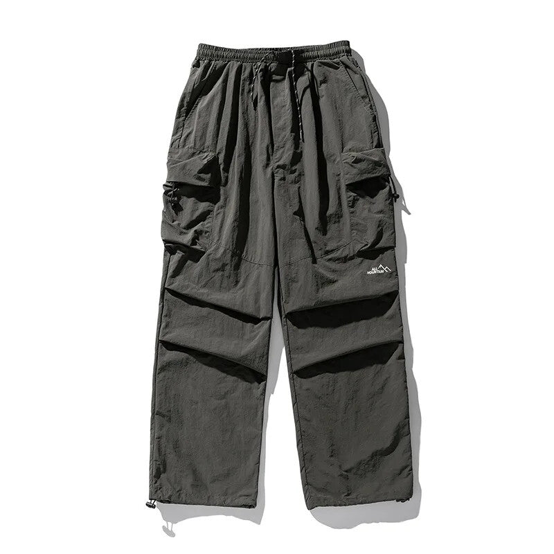 Parachute Cargo Pants Men Oversize Outdoor Casual Trousers Male Waterproof Pants