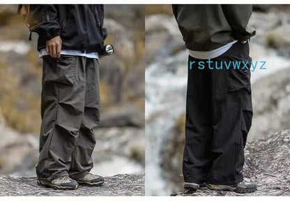 Parachute Cargo Pants Men Oversize Outdoor Casual Trousers Male Waterproof Pants